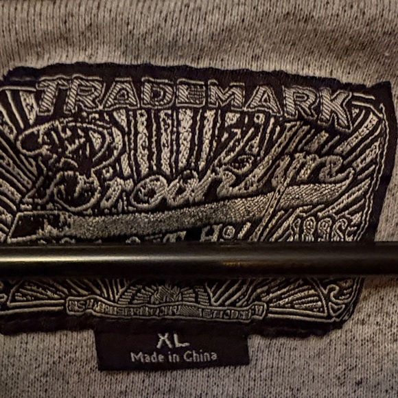 Brooklyn Cloth Charcoal Men's Hooded Sweater - Picture 2 of 4